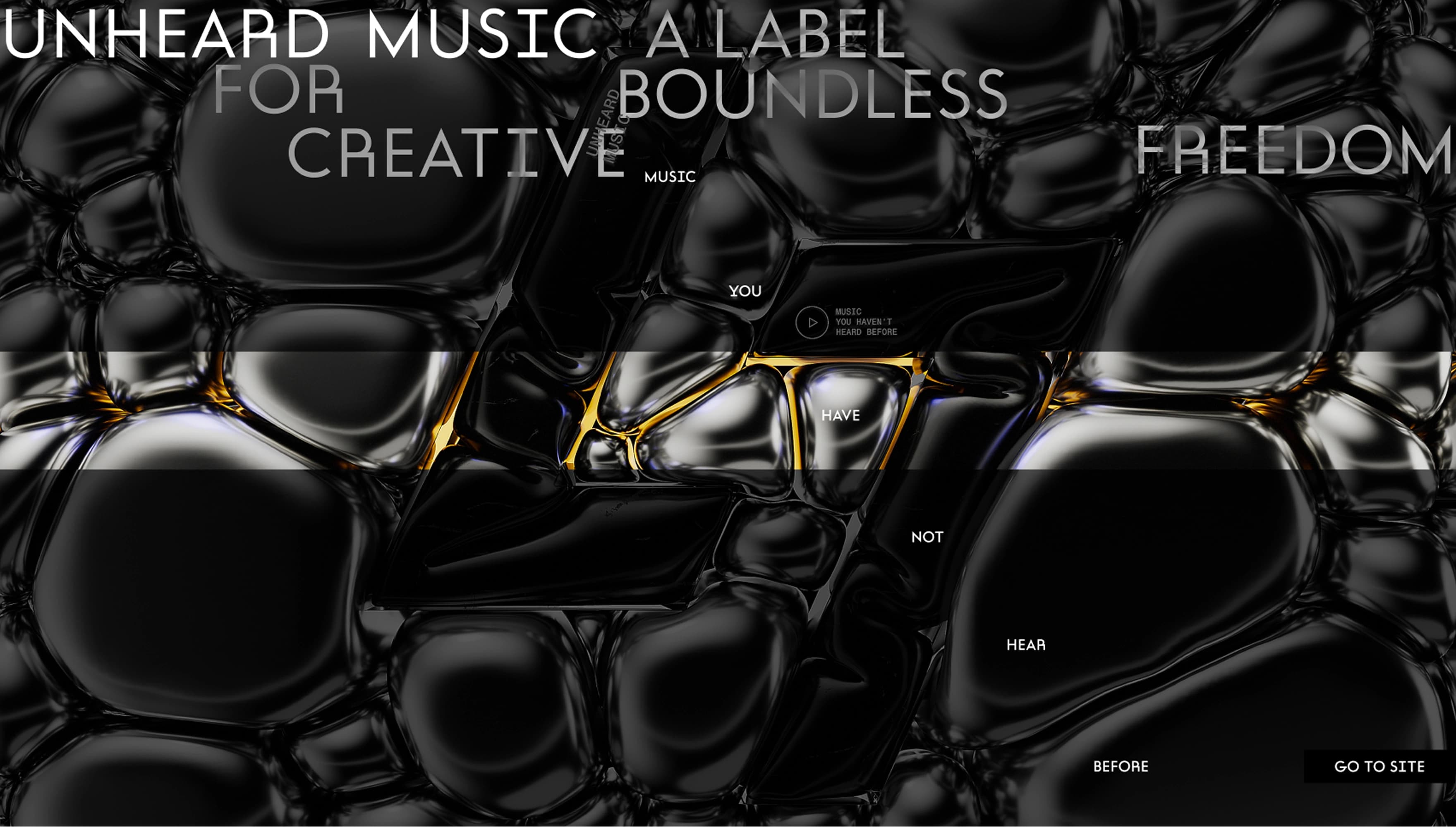 Кадр визуального проекта Unheard Music